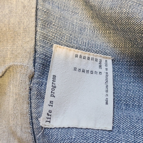 Jean jacket Life In Progress sz XS - Picture 7 of 7